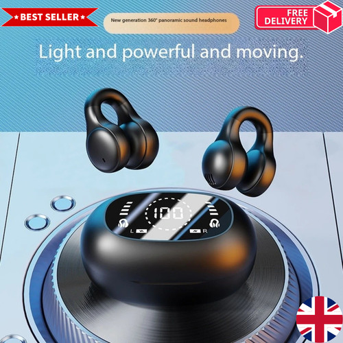 Wireless earbuds clip - earbuds, on