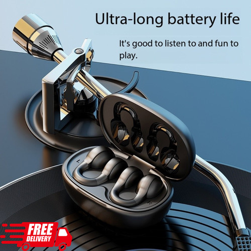 Wireless earbuds clip - wireless, on