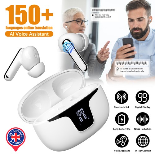 Smart voice translator earbuds - voice,
